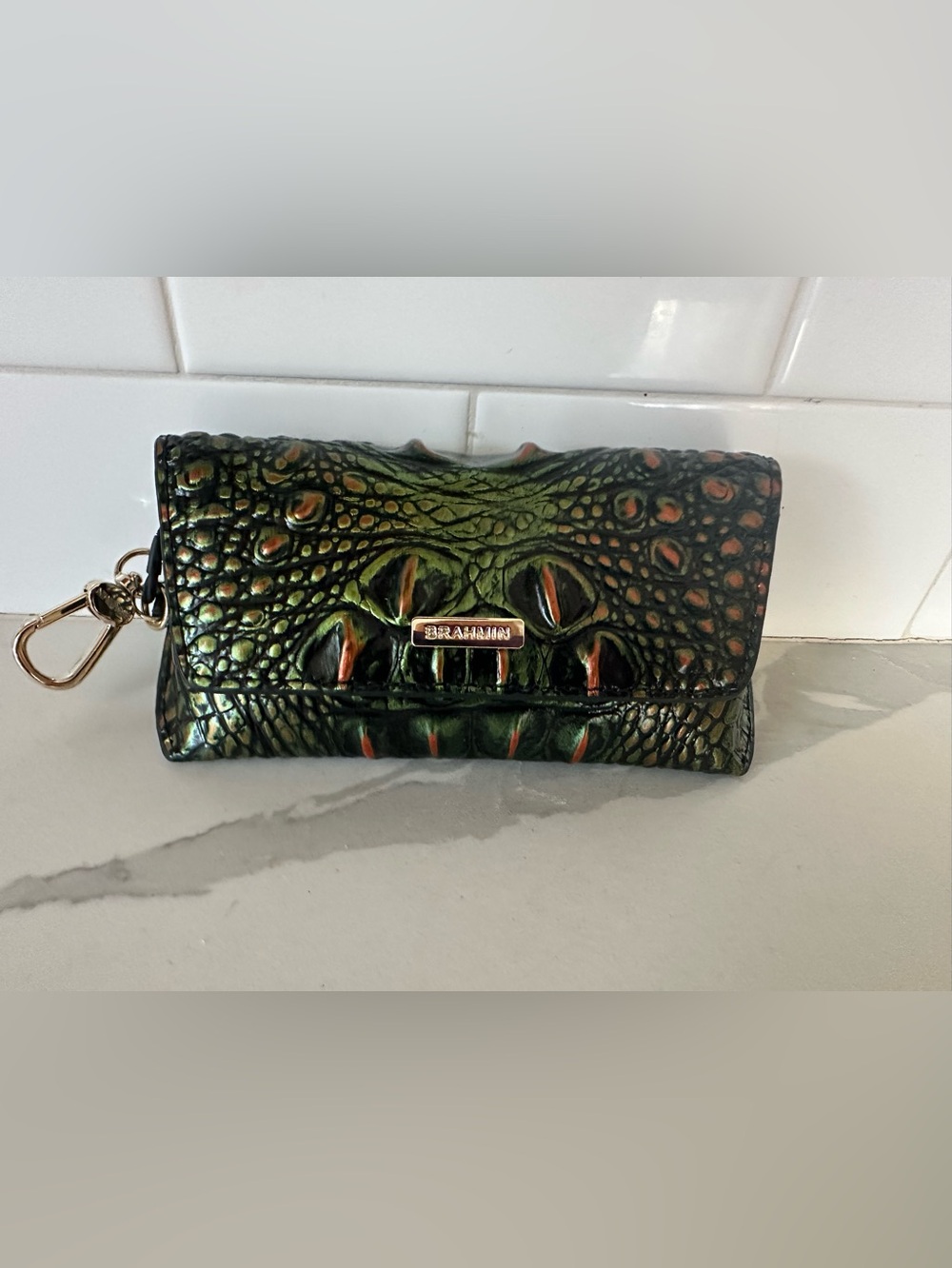 Brahmin Elora sunglasses case Samba Melbourne leather